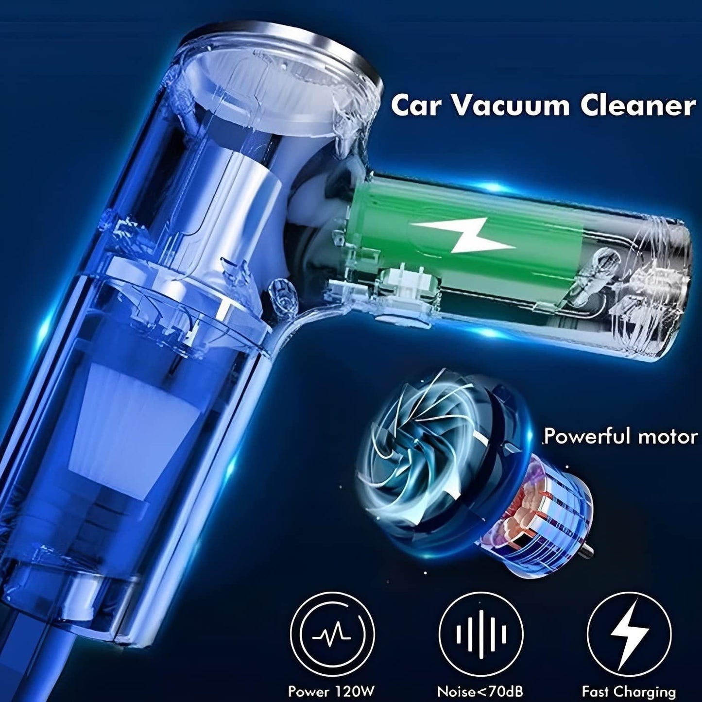 * Cordless Vacuum | Blower – Versatile and Silent Cleaning * 💨